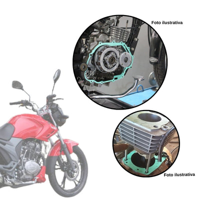 Jogo Juntas Motor Dafra Riva 150 Completo Vortex