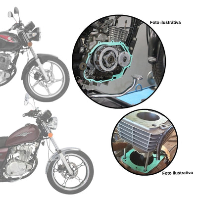 Jogo de Juntas Motor Suzuki Yes / Intruder 125 Completo Vortex