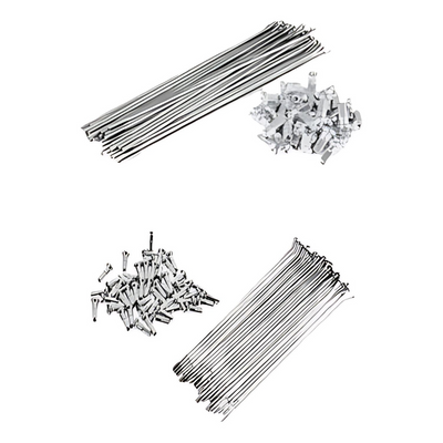 Jogo de Raios Crf250f Dianteiro + Traseiro 4mm Reforçado Vortex