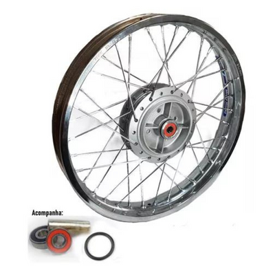 Roda Traseira Sundown Max 125 (todas) Completa C/ Rolamentos