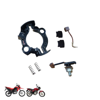 Escova Motor Partida Titan 150 2004/08 Nxr 150 06/21 Vortex