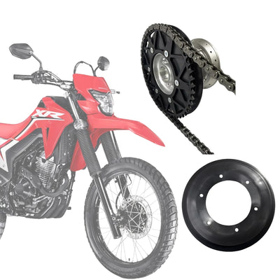 Protetor da Coroa XR 300L Tornado 2025 Anti Block Traseiro Preto Vortex