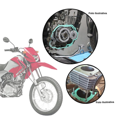 Jogo De Junta Motor Nxr 150 Bros Ohc 2003 2004 2005 Completo