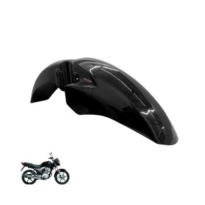 Paralama Dianteiro Fan Titan 150 Mix 2009/13 Preto Vortex