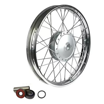 Roda Dianteira Ybr (todas) Completa Com Bucha/rolamentos