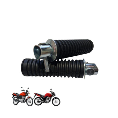 Pedaleira Traseira Titan Cg Fan 125 / 150 Todas (par) Vortex