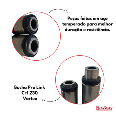 Bucha Pro-link Crf 230 Completa Vortex