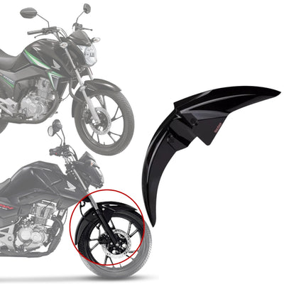 Paralama Dianteiro Titan Fan 150/160 2014/20 Preto Vortex