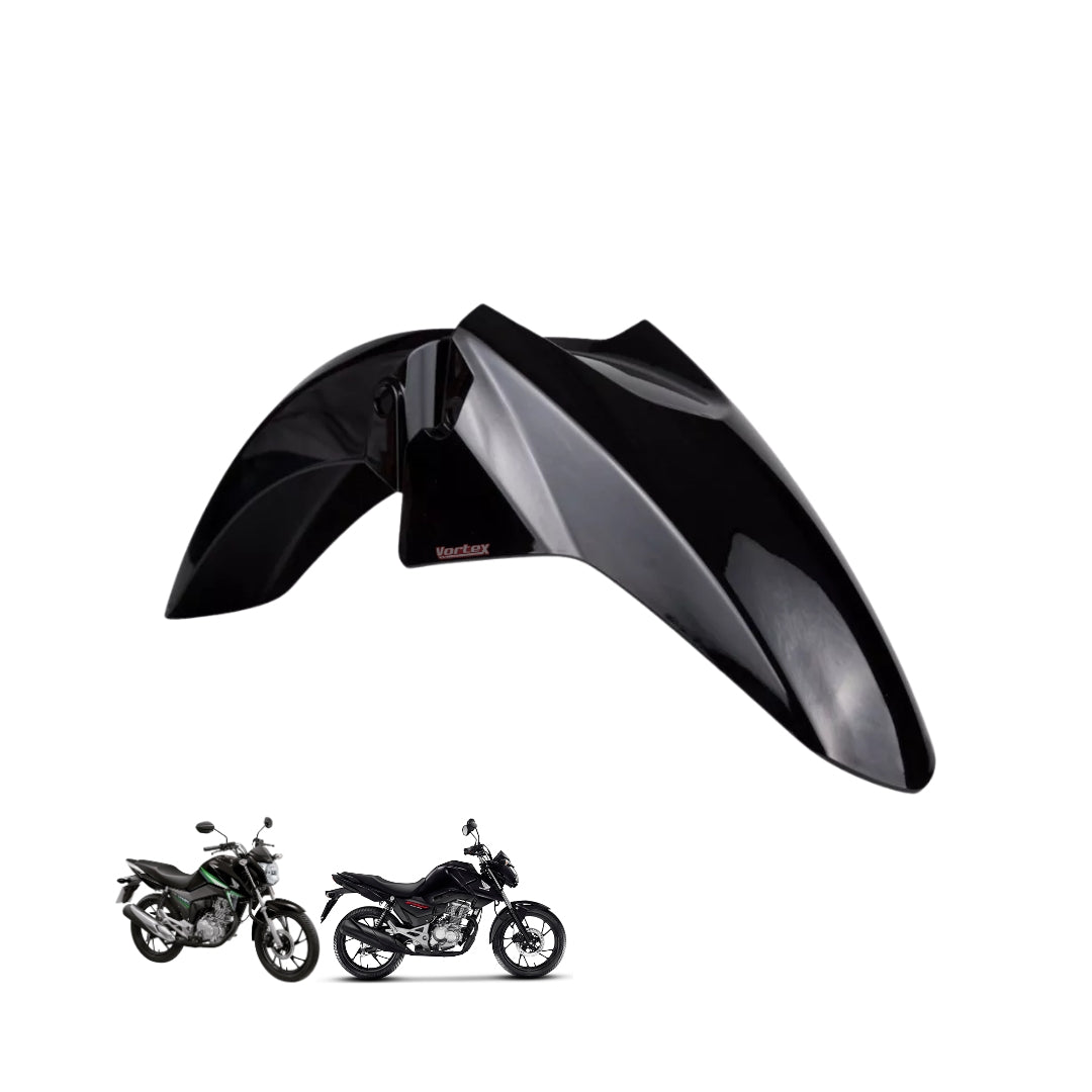 Paralama Dianteiro Titan Fan 150/160 2014/20 Preto Vortex