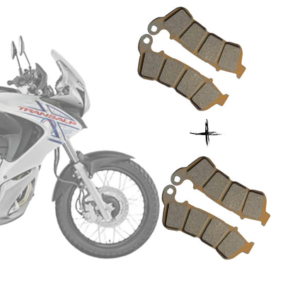 Kit Pastilha Freio Dianteira Nc 700 Transalp Sinterizada