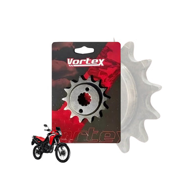 Pinhão 14 Dentes Cb/Xre/Sahara 300 Aço 1045 Vortex