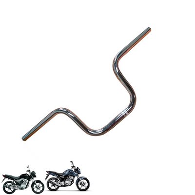 Guidão Titan 125 150 160 Fan Modelo Original Cromado Roncar