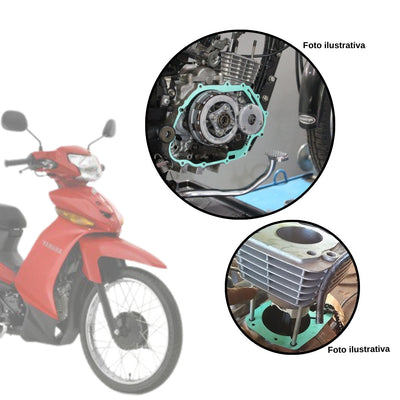 Jogo Junta Motor Yamaha Crypton 105 Completo Vortex