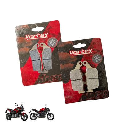 Pastilha Freio Cb500f Cb500x Sinterizada Vortex (kit)