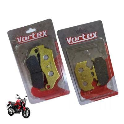 Kit Pastilhas Freio Fazer 150 Fz15 C/abs 2023 Em Diante