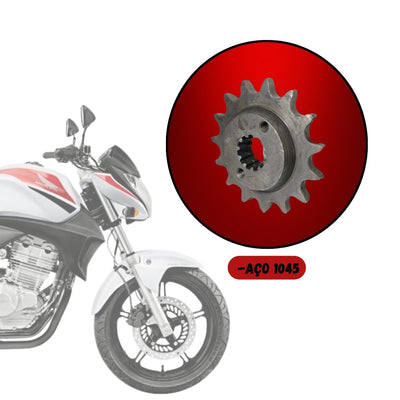 Pinhão 15 Dentes Cb300/xre300 Aço 1045 Vortex