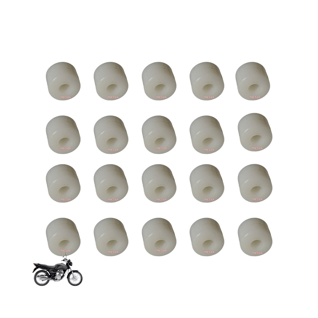 5 Kits Bucha Coroa Cg/titan125/fan 125 Até 08 Nylon (20uni.)