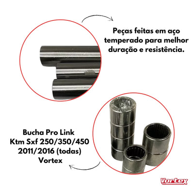 Bucha Pro Link Ktm Sxf 250/350/450 2011/2016 (todas) Vortex