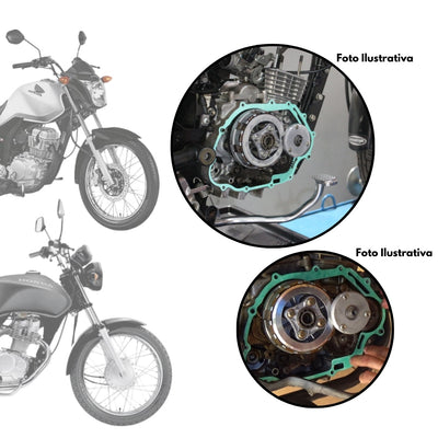 Junta Tampa Embreagem Cg Titan Fan 125 (2000 Até 2008) Vortex