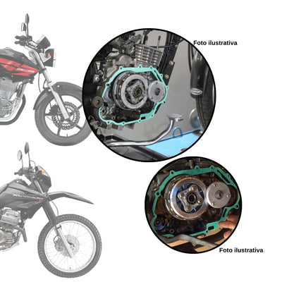 Junta Tampa Esquerda Magneto Cbx 250 Twister Xr 250 Tornado