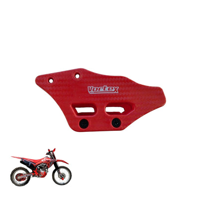 Guia Corrente Traseiro Crf230 / 250f (todas) Vermelho Vortex