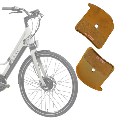 Pastilha Freio Bike Sense Elétrica Até 2019 Sinterizada