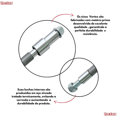 Eixo Balança Cbx 250 Twister Completo Vortex
