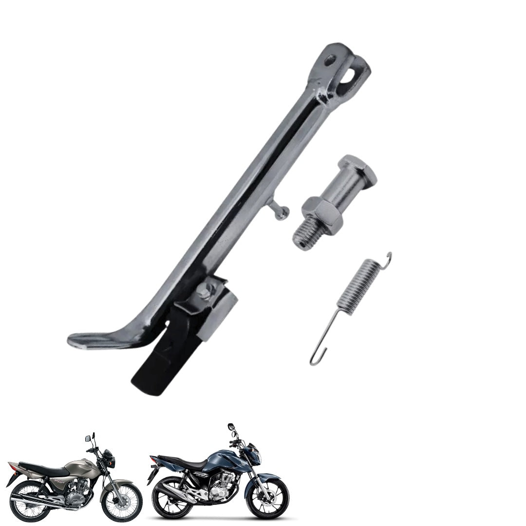 Cavalete Lateral Descanso Cg Titan Fan 125 150 160 Cromado