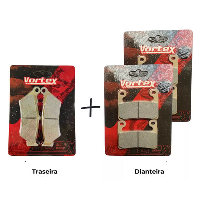 Pastilhas de Freio Bmw R1250 Gs / R1250 Rt Sinterizada (Kit completo)