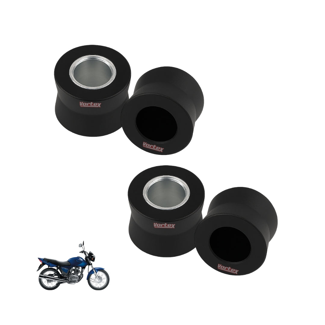 Bucha Amortecedor Honda Titan Fan 125 150 Ks Es (kit) Vortex
