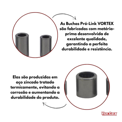 Bucha Pro-link Crf 230 Completa Vortex