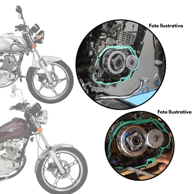 Junta Da Tampa Embreagem + Magneto Suzuki Intruder/yes 125