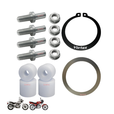 Bucha E Prisioneiro Trava E Arruela Coroa Dafra 150 Vortex