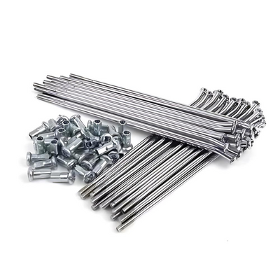 Jogo de Raios Traseiro Crf250f 4mm Reforçado Nacional Vortex