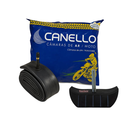 Kit Câmara Ar Traseira Xre300 Aro 18 + Trava Pneu Traseira Schrader