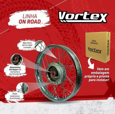 Roda Dianteira Completa Bucha/rolamentos Titan/fan 125 Todas