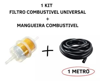 Filtro de Gasolina Combustível Motos Carburadas Universal