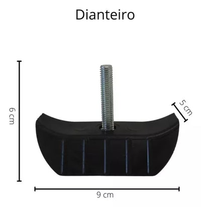 Trava de Pneu Dianteira Universal Borracha Flexível Vortex